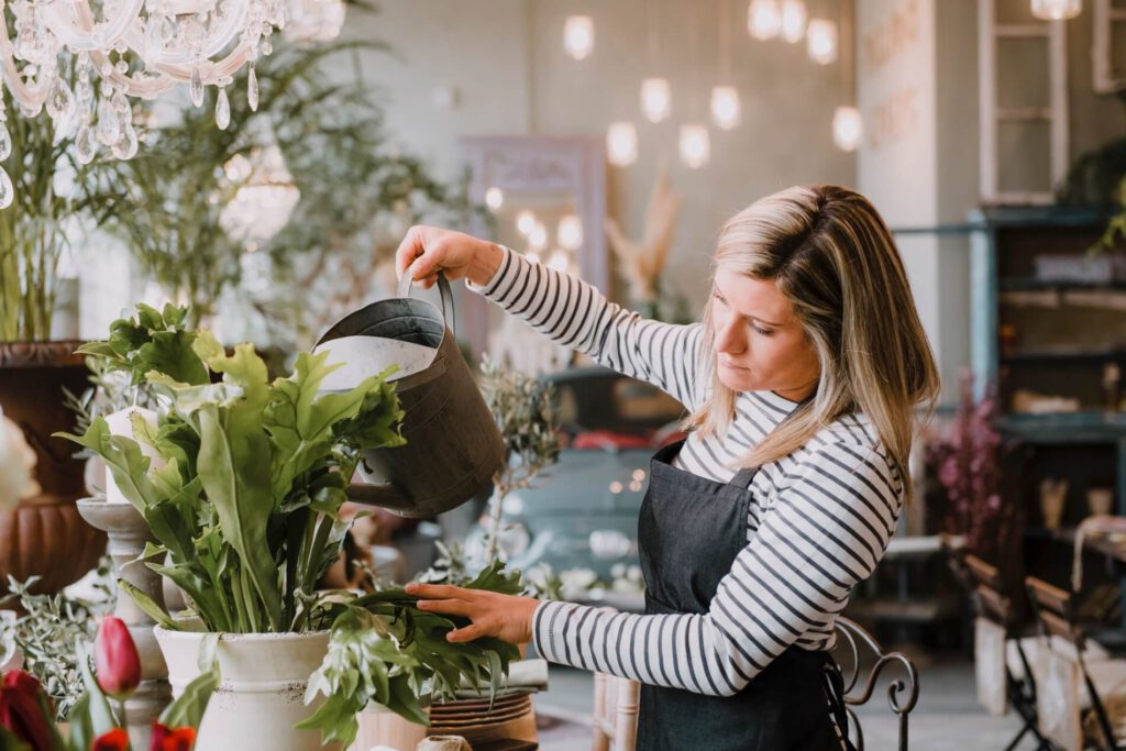 Zeg het met bloemen - Witte Markies Bruidsmode